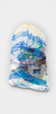 Sammelsack für PET-Recycling